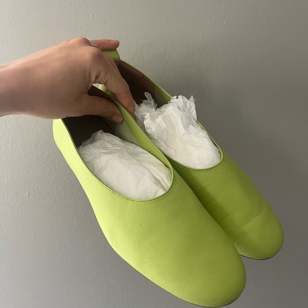 Everlane The Day Glove Ballet Flat Green